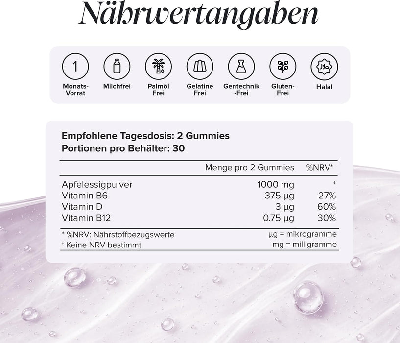 Novomins Apfelessig mit Vitaminen