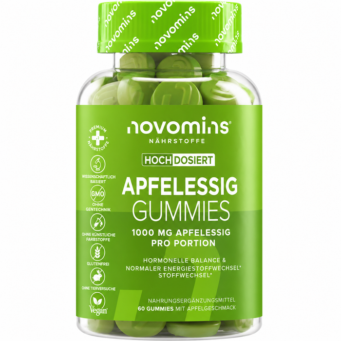 Novomins Apfelessig mit Vitaminen