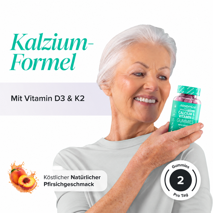 Novomins Calcium mit Vitamin D3 und K2