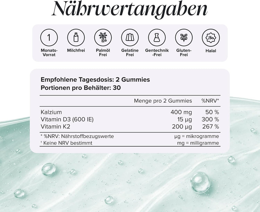 Novomins Calcium mit Vitamin D3 und K2