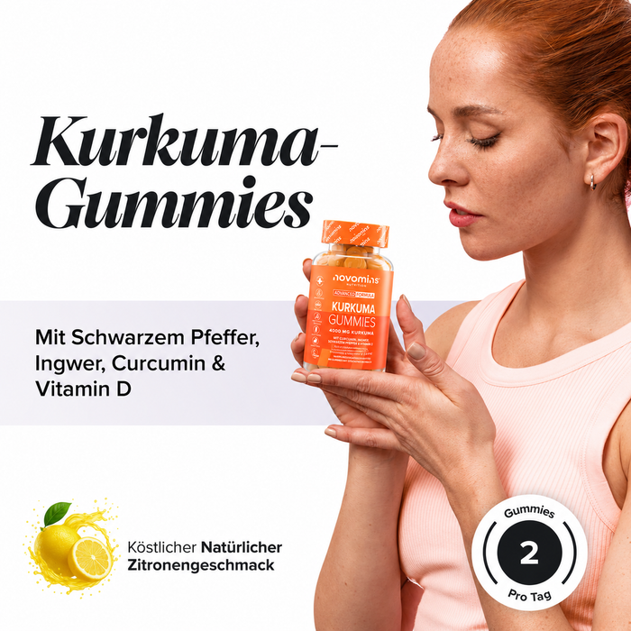 Novomins Kurkuma mit Ingwer