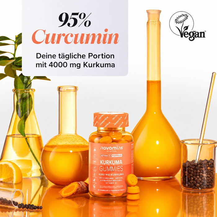 Novomins Kurkuma mit Ingwer