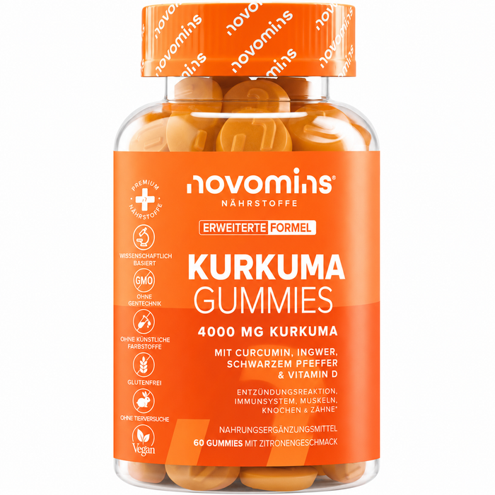 Novomins Kurkuma mit Ingwer