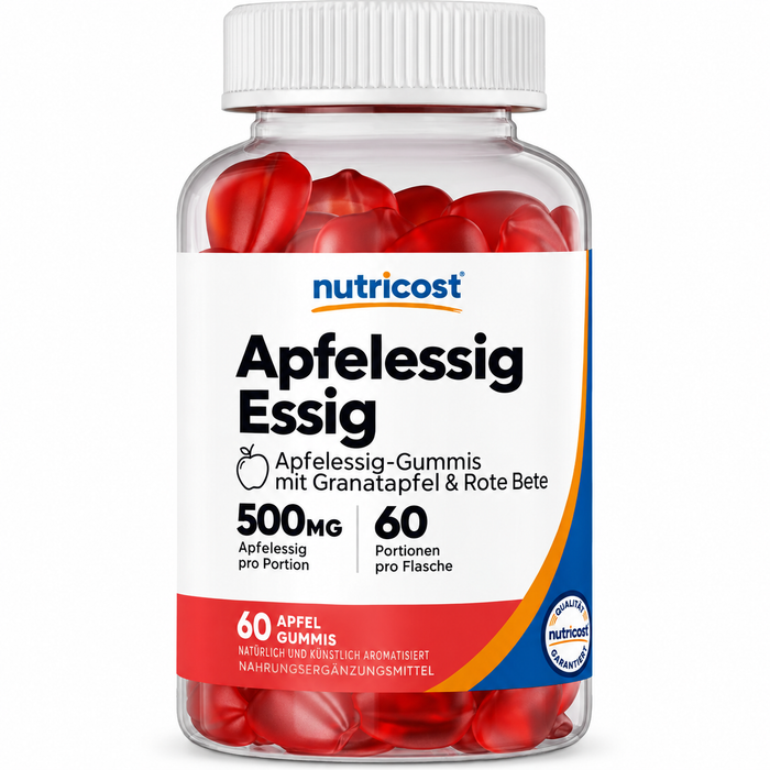 Nutricost Apfelessig-Gummis, Apfel