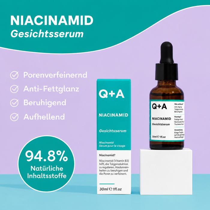 Q+A Niacinamid-Gesichtsserum