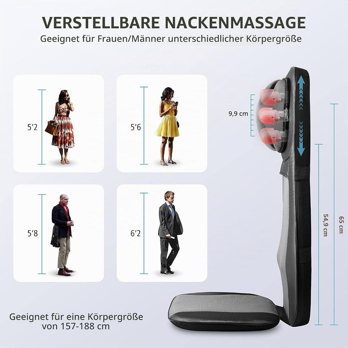 Snailax SL-233 Shiatsu-Massagesitzauflage