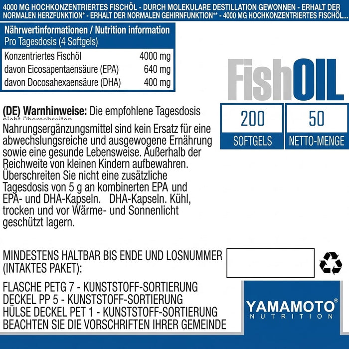 Yamamoto Nutrition Fish Oil