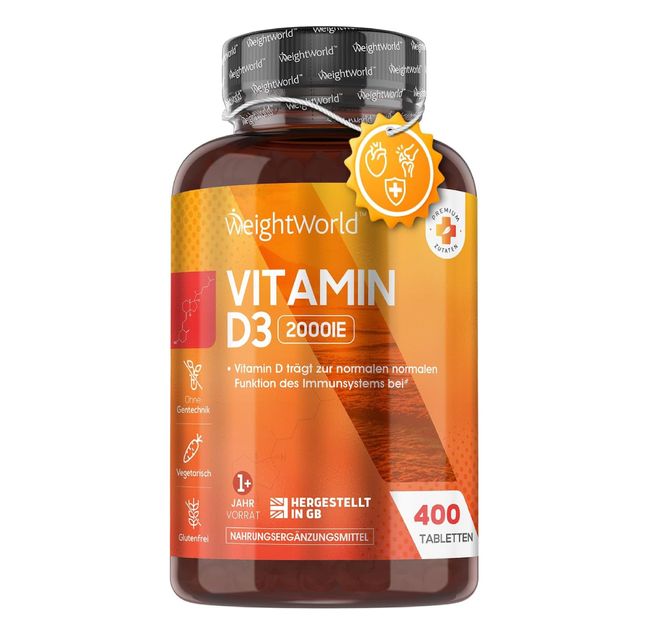 WeightWorld Vitamin D3 2000 I.E.