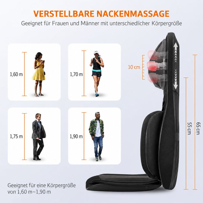 Snailax Shiatsu-Massagesitzauflage SL-236