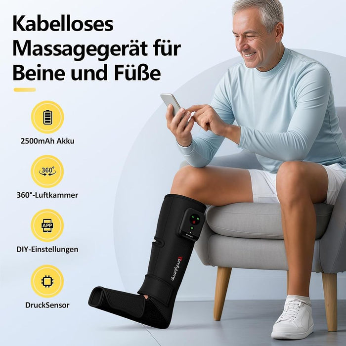 Comfytemp Kabelloses Bein- und Fußmassagegerät