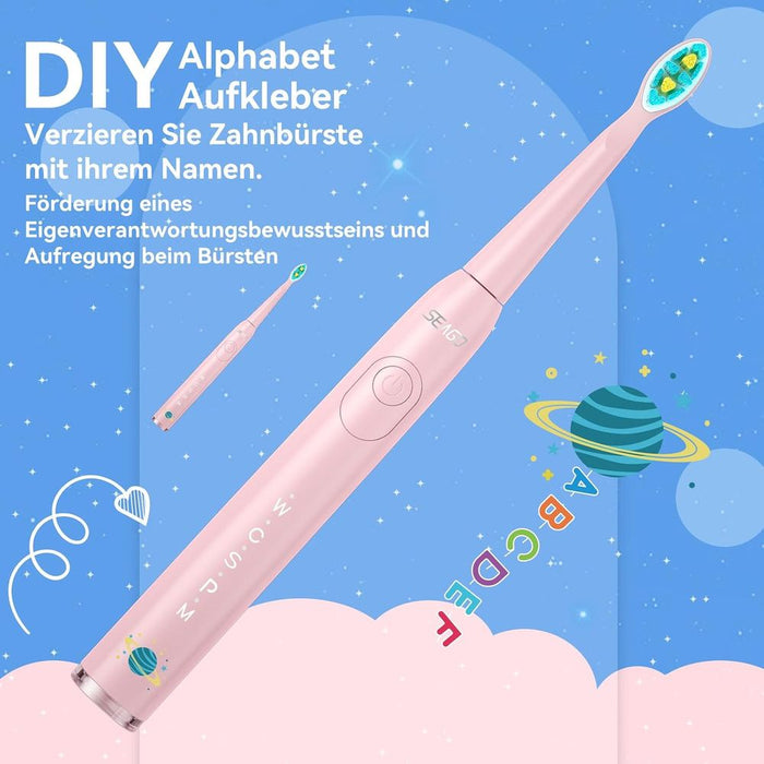 SEAGO Kinder-Schallzahnbürste SG-2303E, rosa