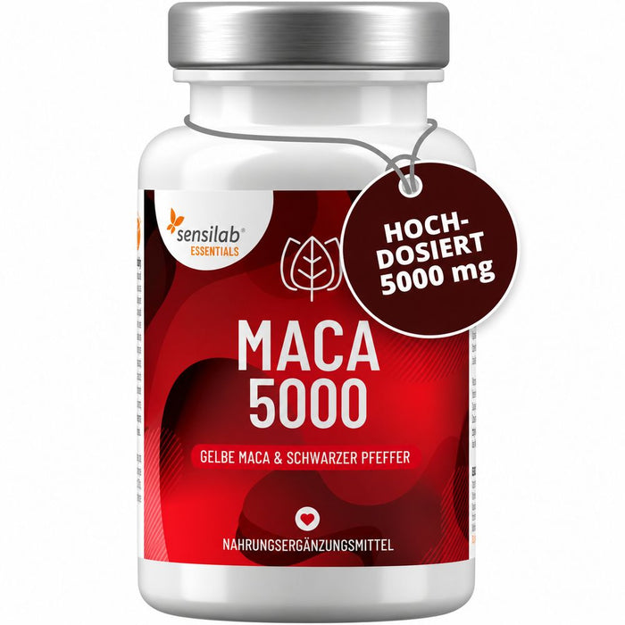 Sensilab Maca-Extrakt mit Piperin, 60 Kapseln