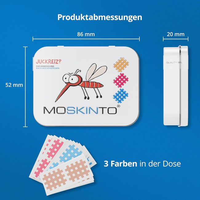 Moskinto Mückenpflaster für Kinder und Erwachsene