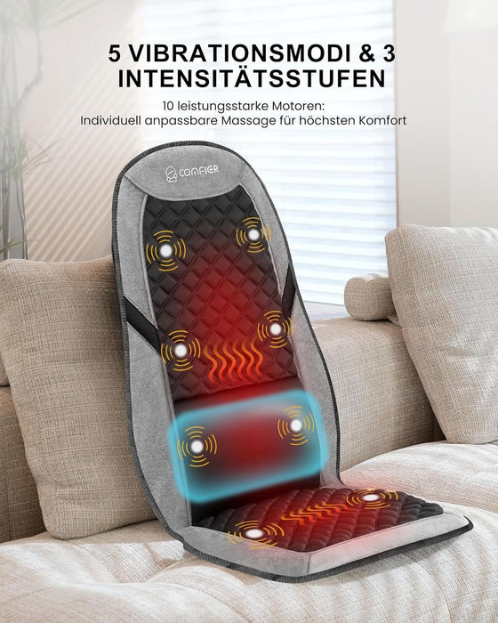 Comfier Massage-Sitzauflage CF-2421 mit Lendenstütze