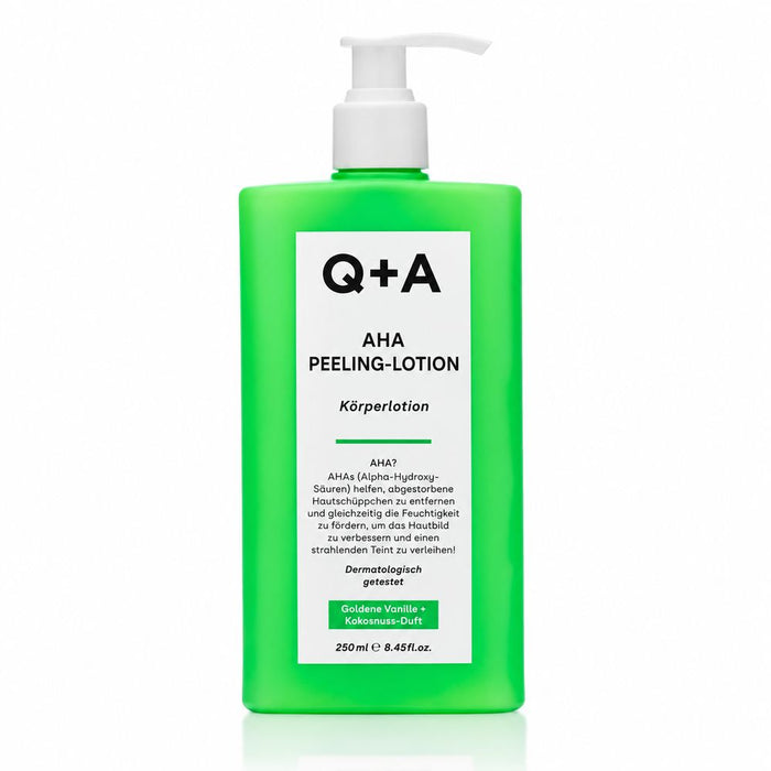 Q+A AHA Peeling-Körperlotion