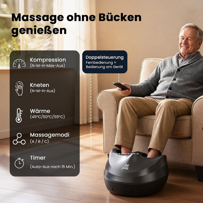 BOB AND BRAD 721 Fußmassagegerät mit Wärmefunktion