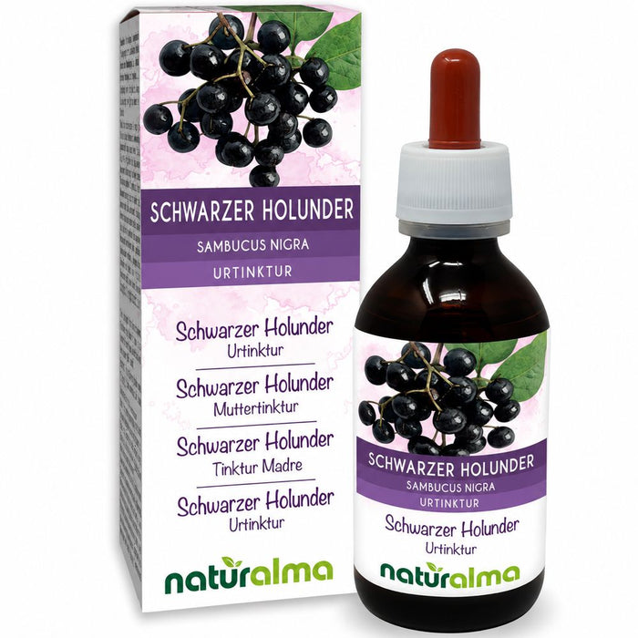 Naturalma Schwarzer Holunder Flüssigextrakt