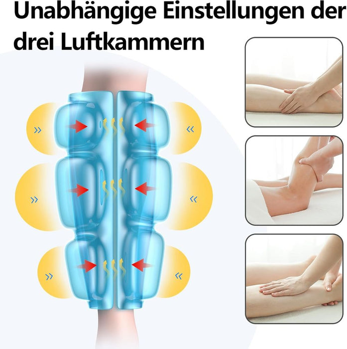 Comfytemp Akku-Wadenmassagegeräte mit Wärme