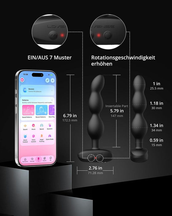 LOVENSE Ridge Prostatastimulator mit Rotation