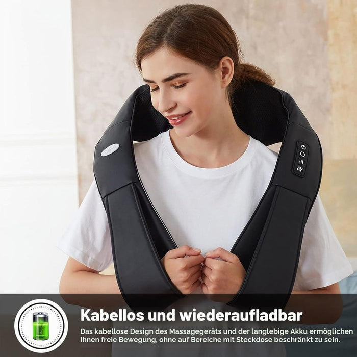 Cotsoco M861B2 kabelloses 4D-Nackenmassagegerät