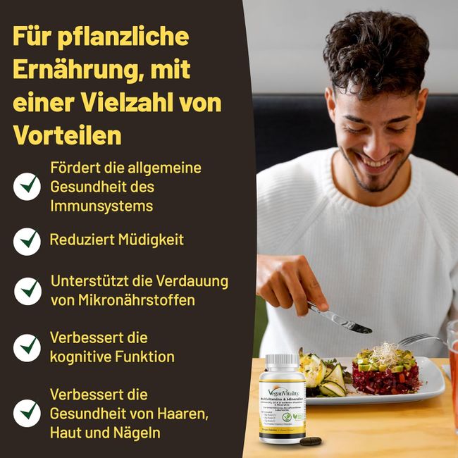 Vegan Vitality Multivitamin Tabletten