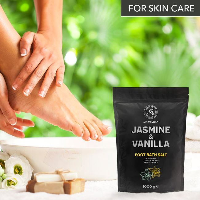 AROMATIKA  Fußbadesalz Jasmin - Vanille