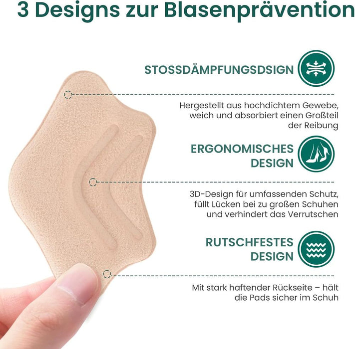 Welnove Fersenpolster mit Stoffbezug
