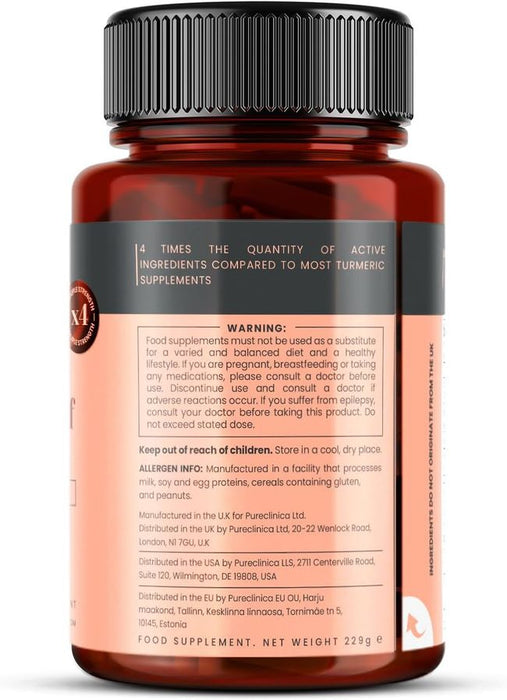 pureclinica Kurkuma Gelbwurz Tabletten
