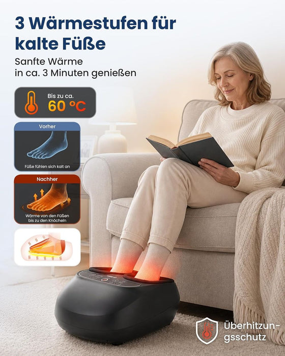 Comfier Fußmassagegerät CF-5310 mit Fernbedienung