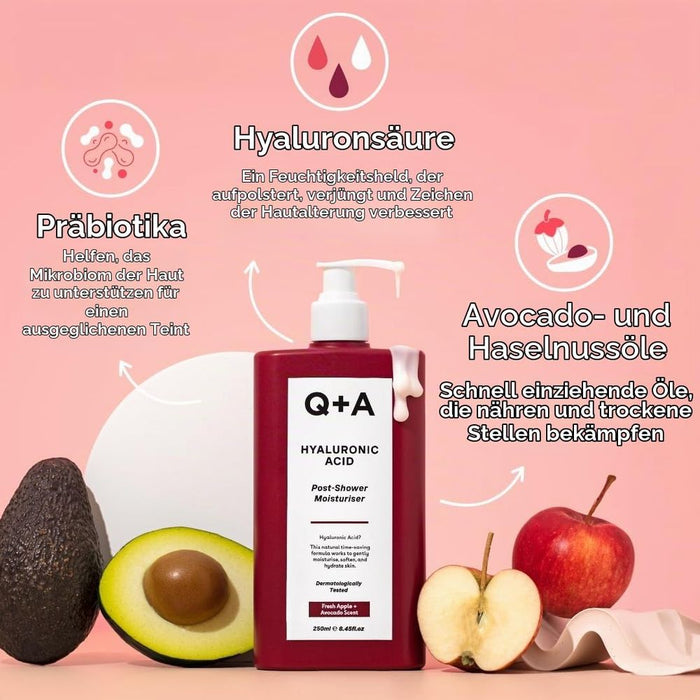 Q+A Hyaluronsäure Post-Shower Feuchtigkeitspflege