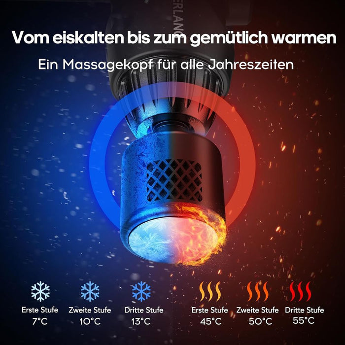 AERLANG Massagepistole mit Wärme- und Kältefunktion