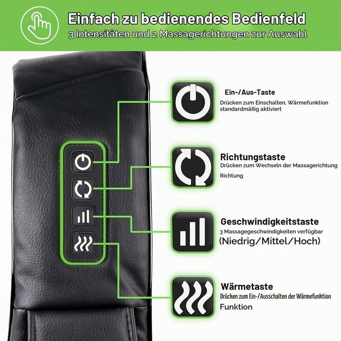 Cotsoco M861B2 kabelloses 4D-Nackenmassagegerät
