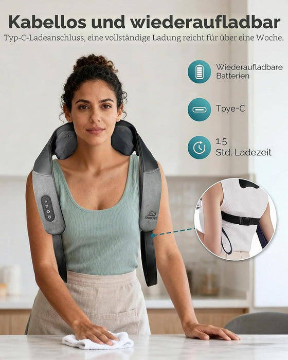 Snailax Akku-Nackenmassagegerät SL-672