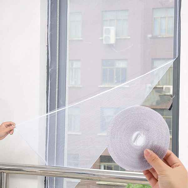 Schneidbarer Mückenschutz zum Aufkleben (150 x 200cm) Universal (3 uds) (Refurbished D)