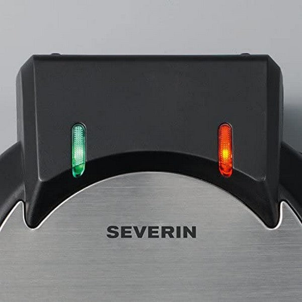 Waffeleisen Severin WA 2103 1300 W Edelstahl Schwarz (Refurbished A+)