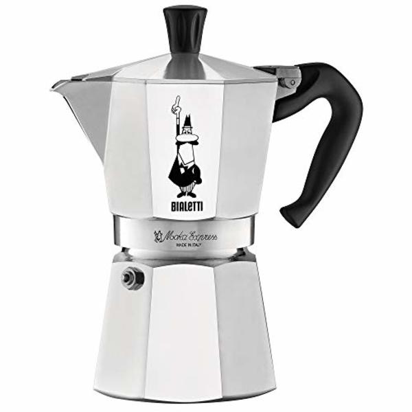 Italienische Kaffeemaschine Bialetti Moka Express Silberfarben (6 pcs) (Refurbished A+)