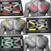 12 in 1 Faltbare Push Up Rack Board mit Handgriff für Muskeltraining Effektiv Formen