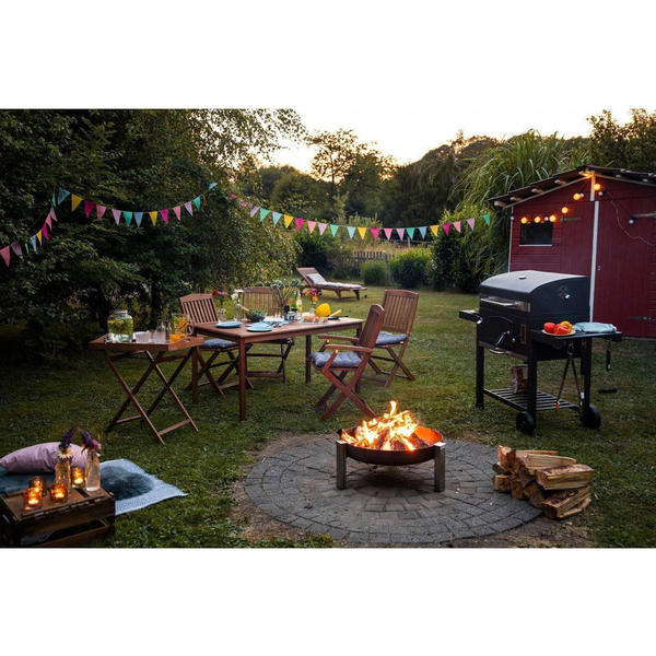 Holzkohle Grillwagen - BBQ Smoker - Hochwertiger Grill für EIN gelungenes Barbecue - Grill - Kohlegrill - Griller