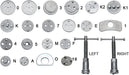 22 tlg. Universal Bremskolbenrücksteller Set Bremssattel Kolben Wind Zurück Tool Kit Bremse Instandsetzung Werkzeug Bremskolben