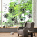 2 Stück Schwarz Wandtattoo Pusteblumen für Wanddeko,XXL Groß Löwenzahn Blumen Pflanzen Wandsticker Wandaufkleber Kleben Aufkleber Wandbilder für Wohnzimmer Schlafzimmer Vorraum Flur Fenster 165X130cm