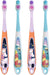 3 Zahnbürste Kinder | Kinder zahnbürste für 6-9 Jahre | Weiche Borsten, doppelter ergonomischer Griff & BPA-frei | Rosa und Blaue Farbe | Pack 4 Einheiten