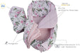 5 teilig Babynestchen Set Babynest 90x50 herausnehmbarer Einsatz Bett Kuschelnest Krabbeldecke Medi Partners für Babys Neugeborene 100% Baumwolle