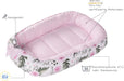 5 teilig Babynestchen Set Babynest 90x50 herausnehmbarer Einsatz Bett Kuschelnest Krabbeldecke Medi Partners für Babys Neugeborene 100% Baumwolle