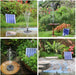 6.5W Solar Springbrunnen Eingebaute1500 mAh Batterie Upgraded Solar Teichpumpe Wasserpumpe Solar Schwimmender Fontäne Pumpe mit 6 Fontänenstile 