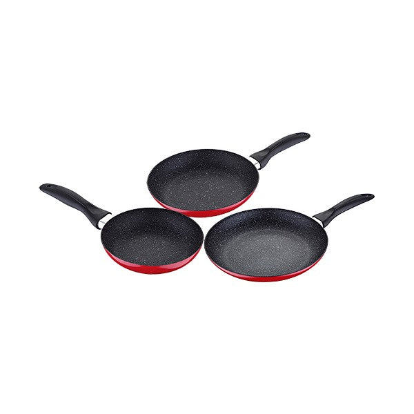 Pfannen-Set San Ignacio Rot Aluminium (3 pcs)
