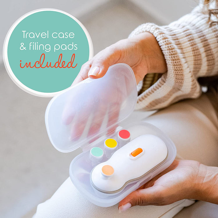 Elektrische Baby Nagelfeile, Sichere Baby Nagelscheren Baby Feile, Maniküre Set, Nagelpflegeset - Elektrisch für Säuglinge und Kleinkinder, Nagelset