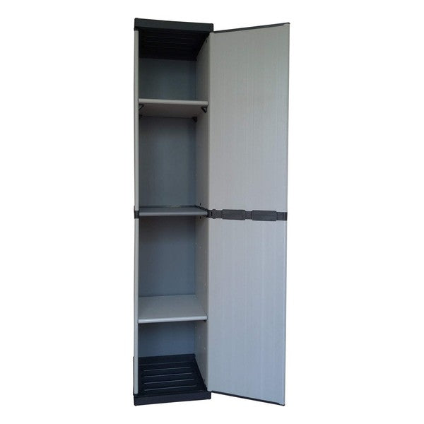 Schrank Harz Schwarz/Grau (Refurbished D)