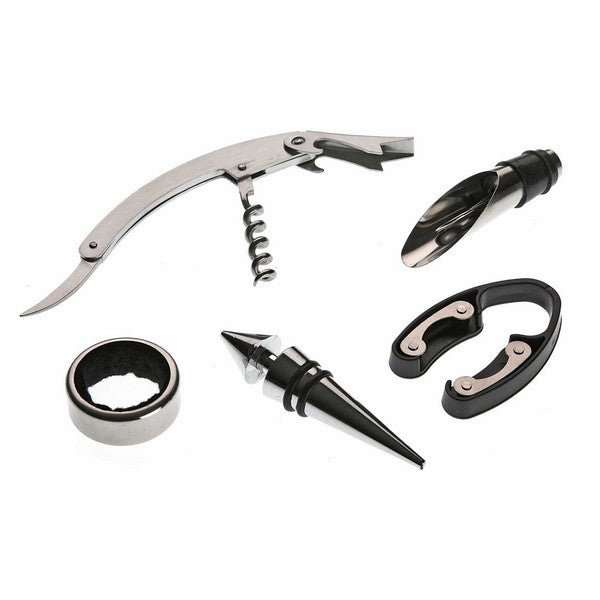Weinzubehör-Set Kunststoff (5 pcs)