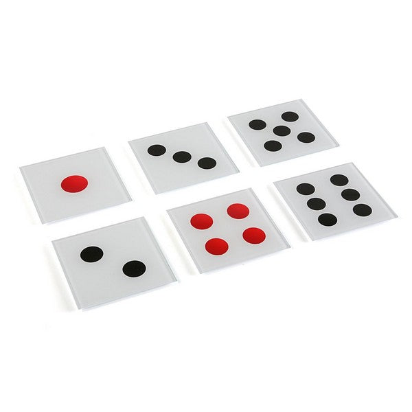 Untersetzer Kristall Würfelspiel (6 pcs)