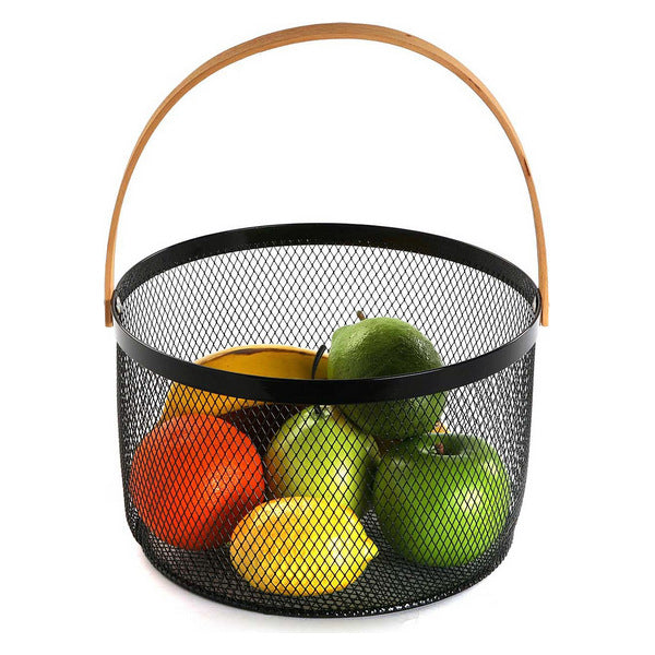 Obstschale Metall/Korb (25 x 30 x 25 cm)